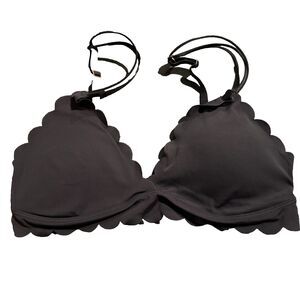 Anthropologie Women's Seamless Scalloped Bralette Size L